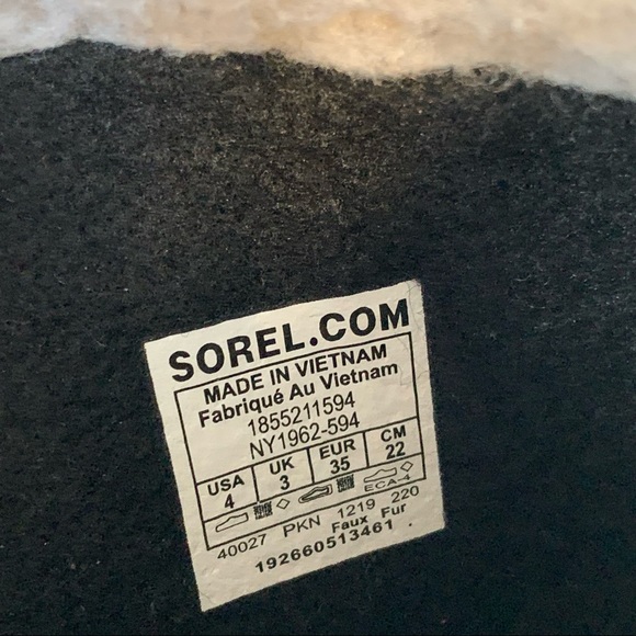 Sorel Yoot Pac Nylon Children Winter Boots  Waterproof Snow boots Size 4 EUR 35 - Picture 3 of 11